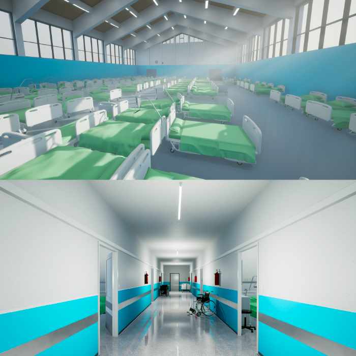 Krankenhaus-Architektur